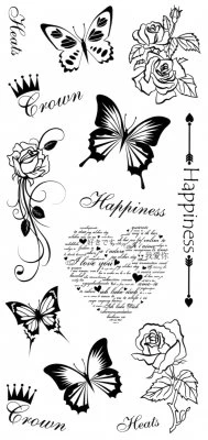 Butterflies and words