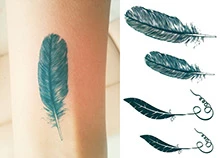 BLUE FEATHERS