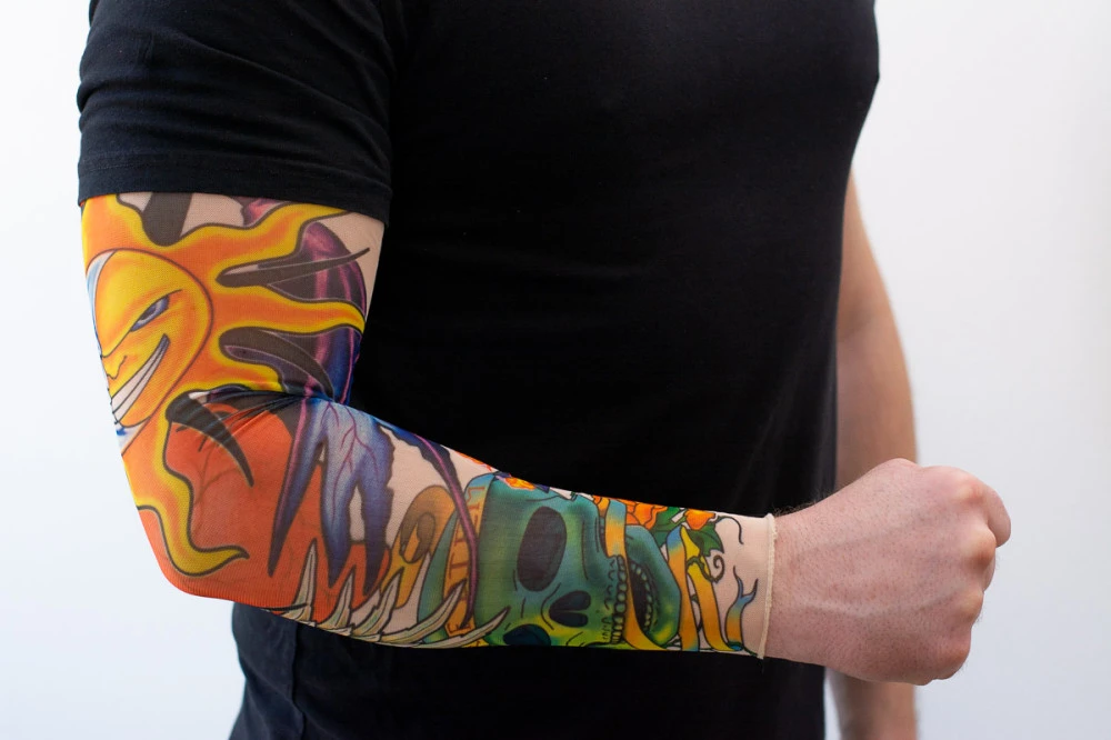 Buy Sleeve Full Sleeve Realistic Temporary Tattoo Nylon Stocking Online in  India  Etsy