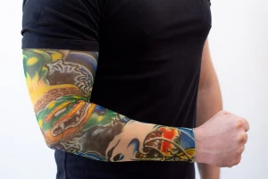 Tattoo Sleeve Green Dragon