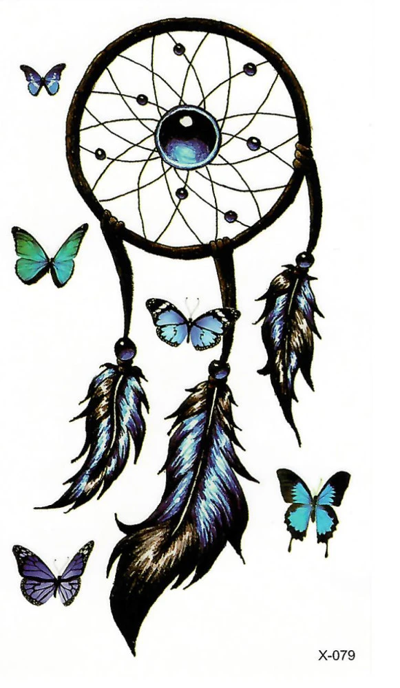 Waterproof Tattoo Stickers, Arm Leg Body Art Temporary Tattoos, Cross,  Flower, Dream Catcher Pattern, Black And Colorful Fake Tattoo For Men And  Women - Temu