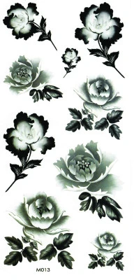 Black & White Flowers