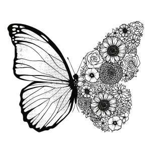 Floral Butterfly