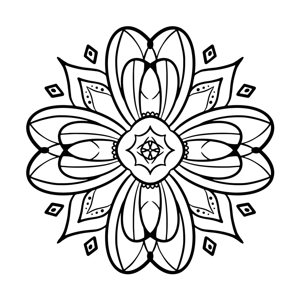 Mandala Flower @ Tattstore