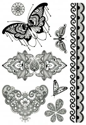 Mandala butterflies